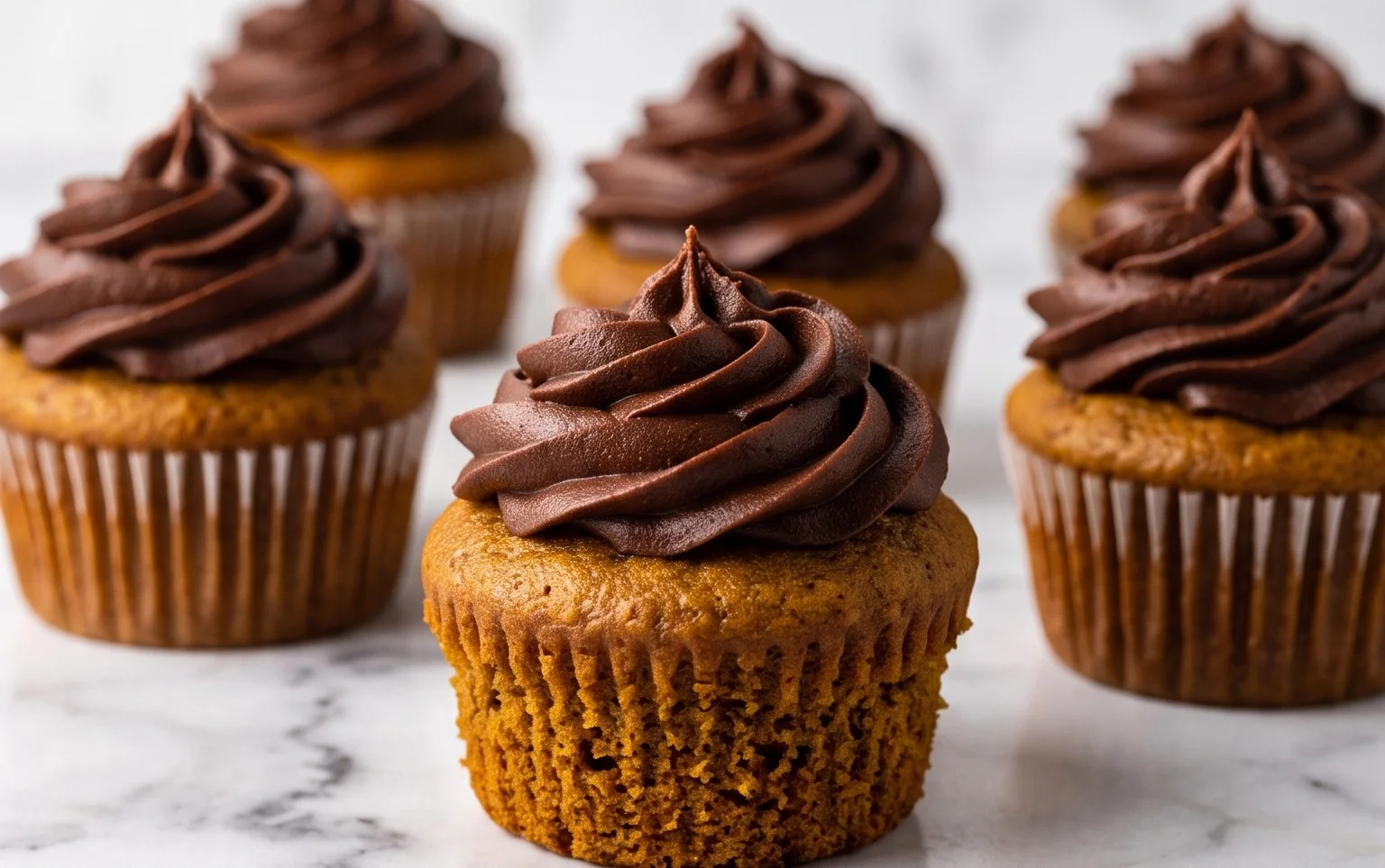 Cupcakes Chocolat Citrouille : Saveurs d&rsquo;Automne