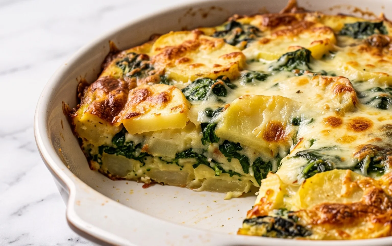 Sformato Patate Spinaci Rustico Vegetariano